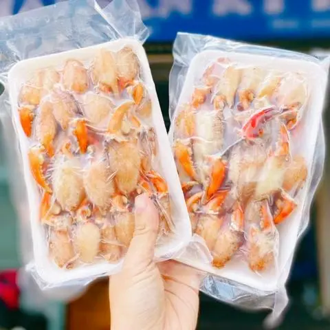 Hình ảnh Càng Cua (62 - 77 Càng), Vỉ Càng Cua Tách Sẵn Thơm Ngon Nấu Súp, Bánh Canh...