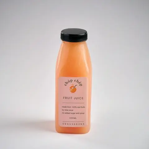 Hình ảnh Nước ép Bưởi Hồng (Chai 330ml) 