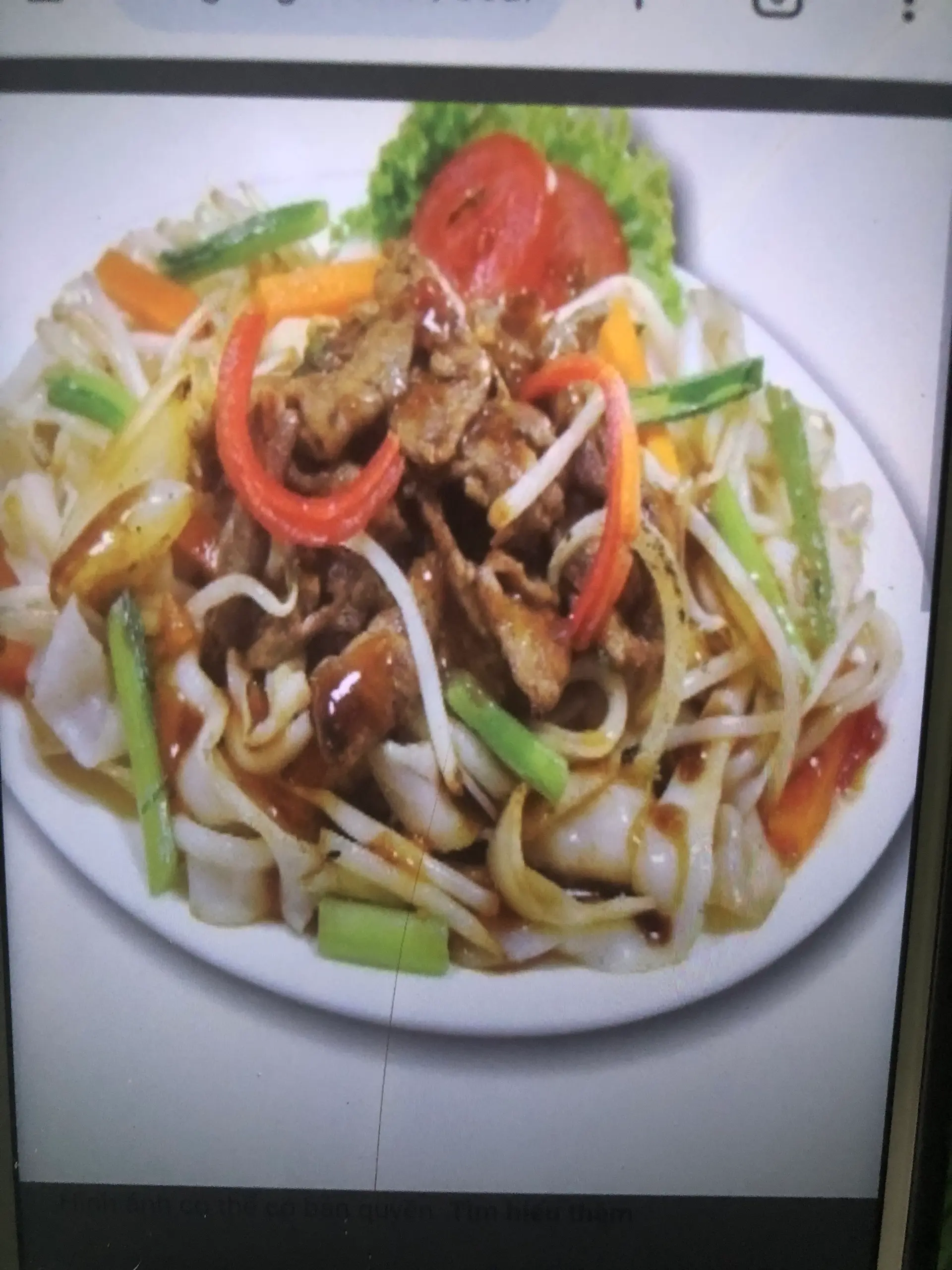 Hình ảnh Hủ Tiếu Xào Bò