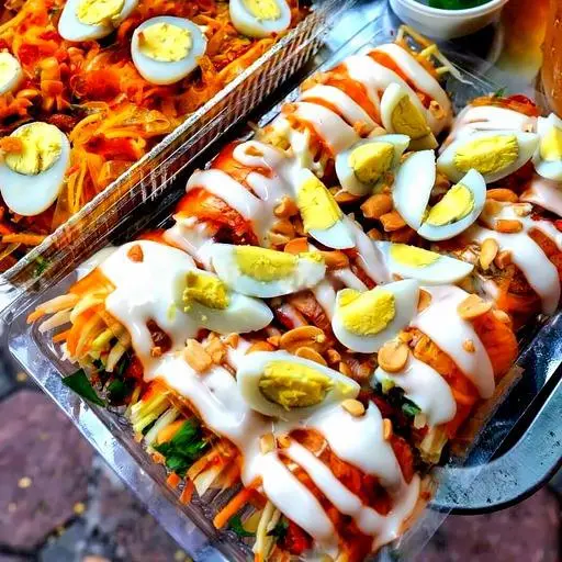 Hình ảnh Bánh Tráng Cuốn Bơ Sốt Lớn