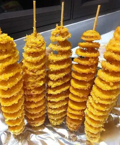 Hình ảnh Khoai tây lốc xoáy lắc phô mai