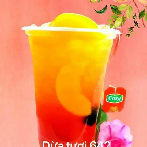 Hình ảnh Trà đào dầm - 900ml