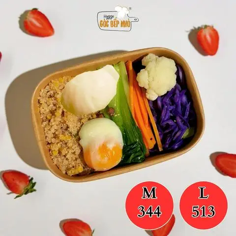 Hình ảnh Quinoa mix trứng sous vide - Sous vide egg