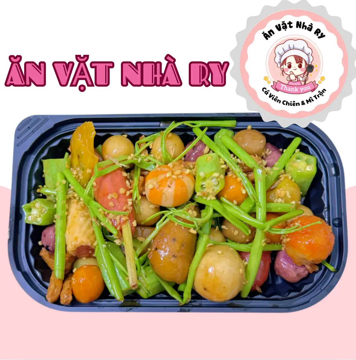 Hình ảnh Combo cá viên sốt bơ tỏi
