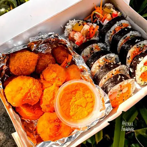 Hình ảnh Set 6 - kimbap thập cẩm - gà lắc phô mai