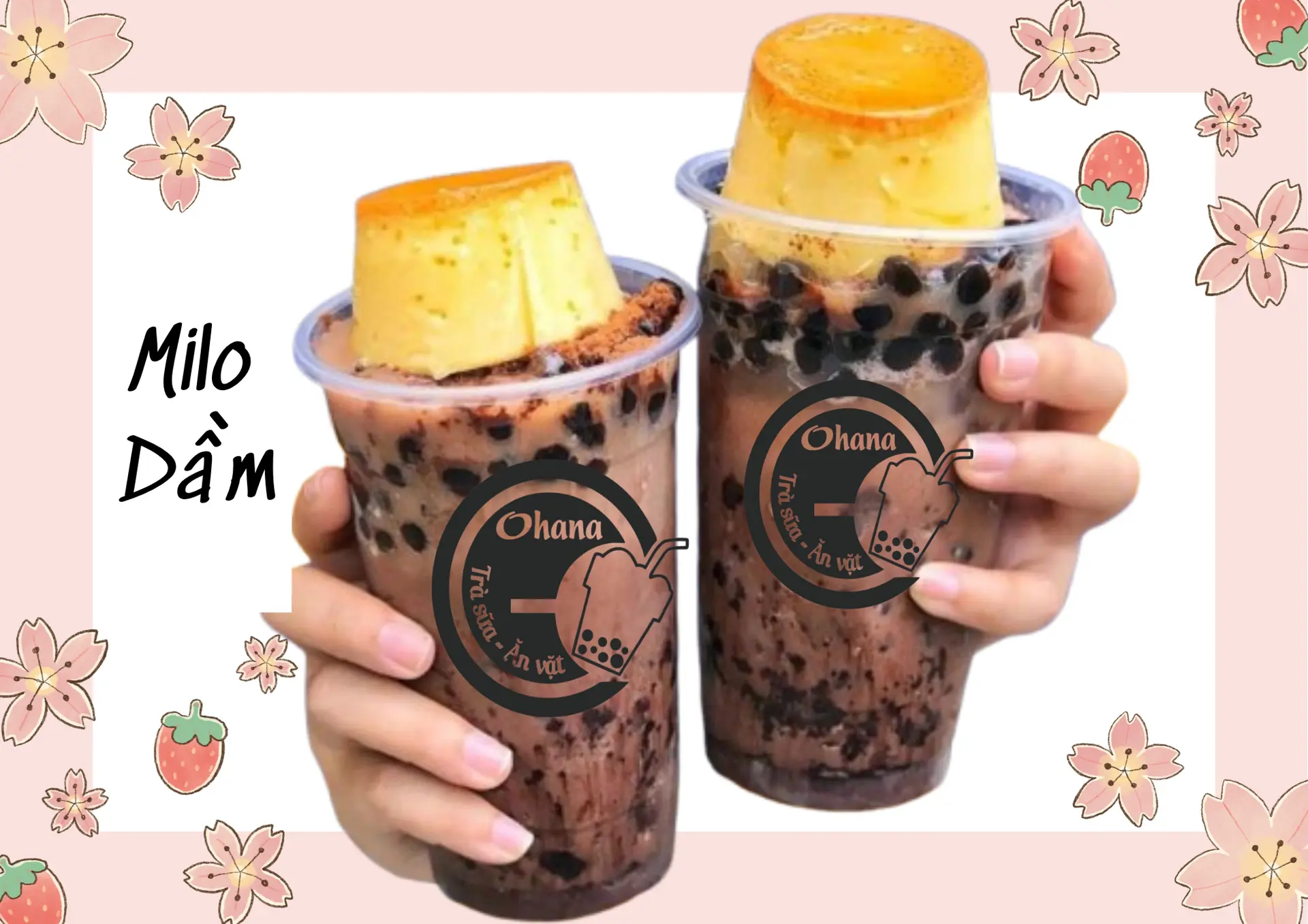 Hình ảnh Milo dầm kem trứng
