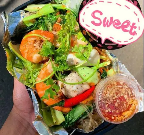 Hình ảnh miến trộn hải sản