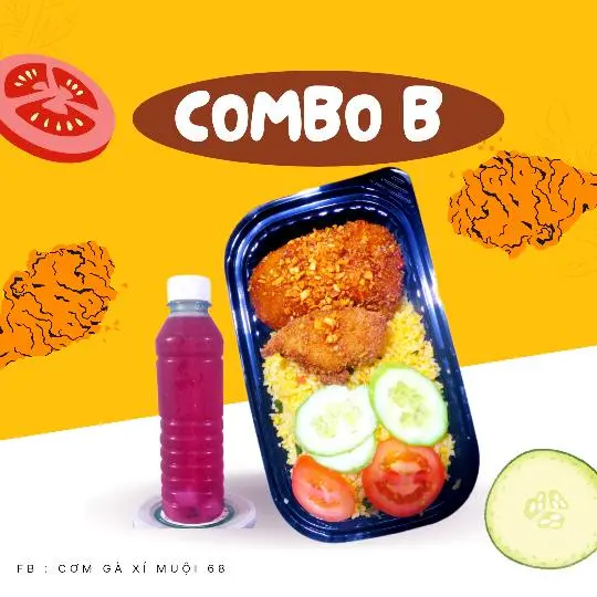 Hình ảnh CƠM GÀ NƯỚC TƯƠNG TỎI + TRÀ TẮC HOA ĐẬU BIẾC 