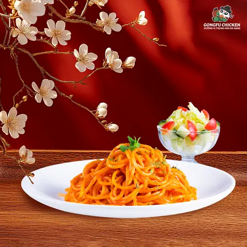Hình ảnh Mỳ Ý - Salad Rau Củ