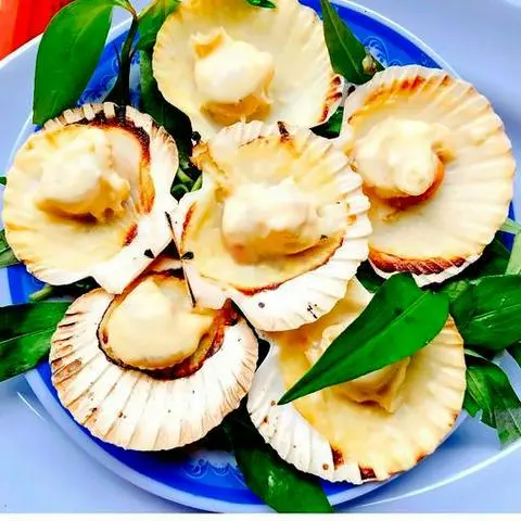 Hình ảnh Sò điệp nướng phô mai