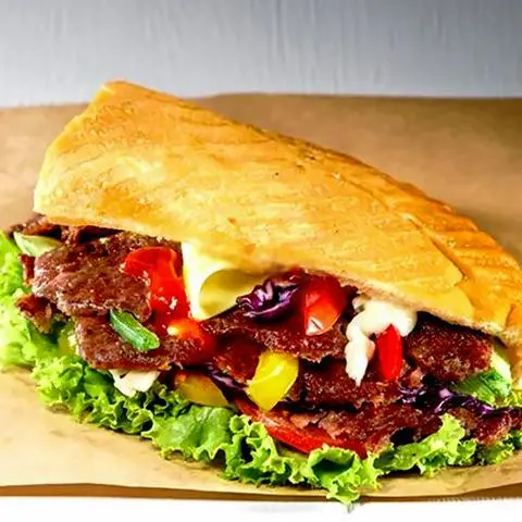 Hình ảnh Kebab thịt bò Úc - phô mai