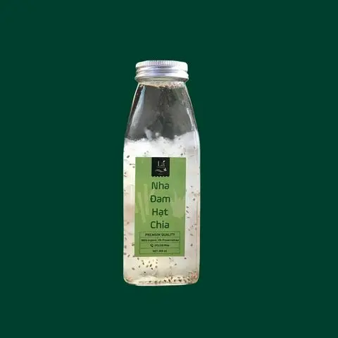 Hình ảnh Nha Đam Hạt Chia - Chai Thủy Tinh