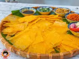 Hình ảnh Bánh tráng phô mai hành bơ đậu phộng