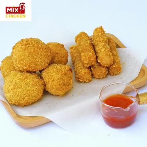 Hình ảnh Combo 5 bánh gà + 5 nem + pepsi