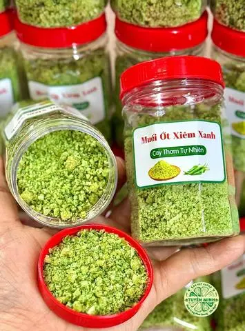 Hình ảnh MUỐI ỚT XIÊM XANH TÂY NINH 100Gr