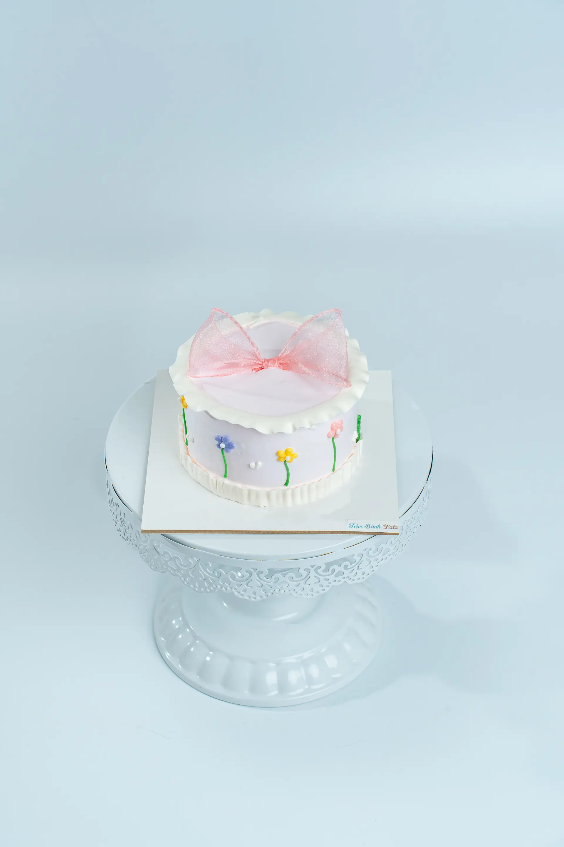 Hình ảnh Bento Fairy Bow Cake 10cm (hộp mica)