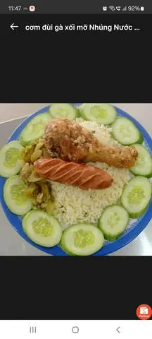 Hình ảnh Conbo  Cơm chiên Đùi Gà +xúc xích 