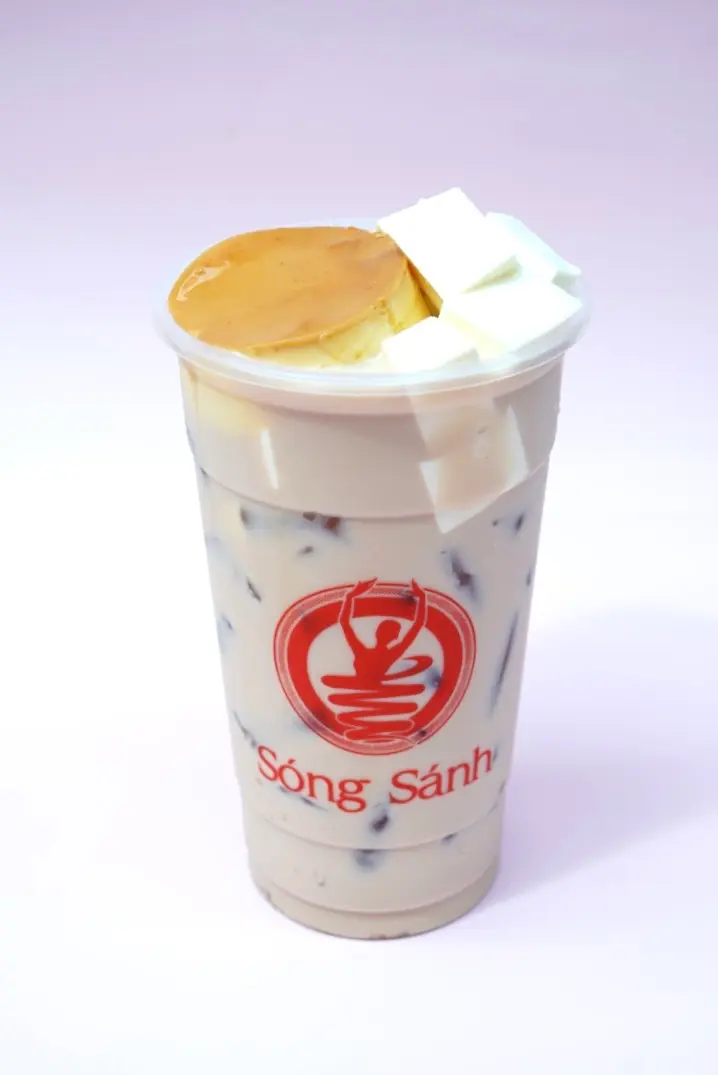 Hình ảnh Trà Sữa Phô Mai Tươi - Bánh Flan