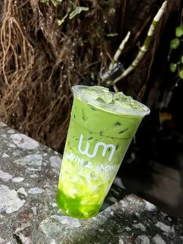 Hình ảnh Matcha latte dưa lưới