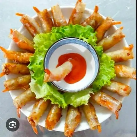 Hình ảnh 10 cuốn chả ram tôm đât loại vip