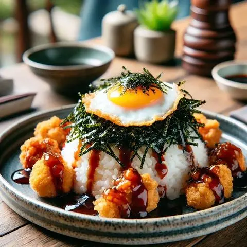 Hình ảnh Cơm gà viên teriyaki