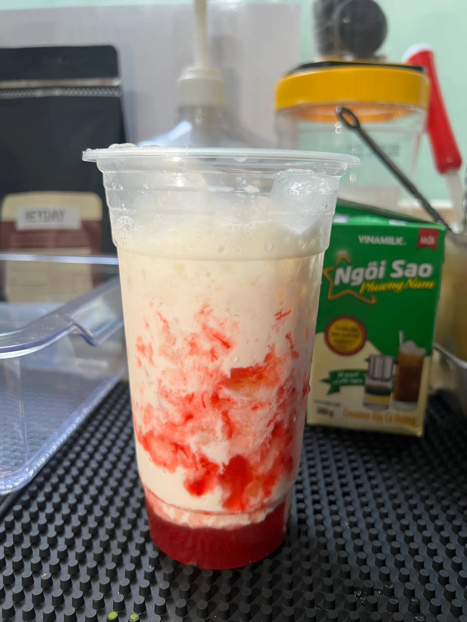 Hình ảnh Latte Dâu