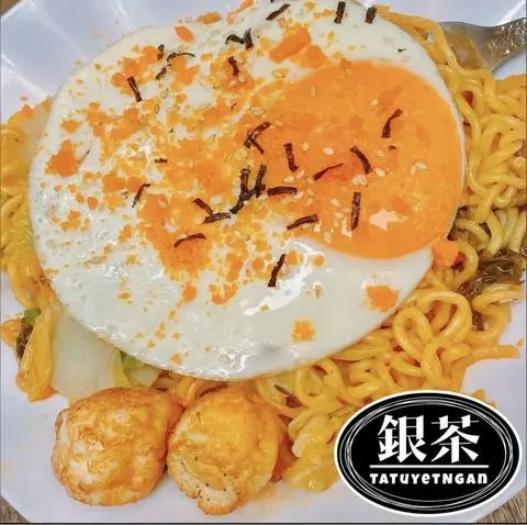Hình ảnh Mì cay trứng muối