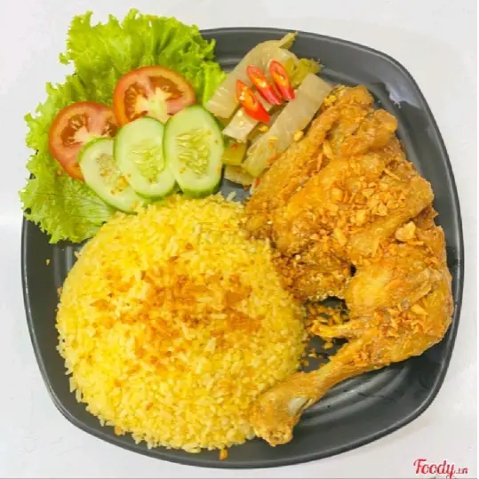 Hình ảnh Cơm gà xốt bơ tỏi  1/4