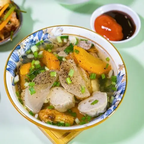 Hình ảnh Nước súp thập cẩm - có trứng lòng đào