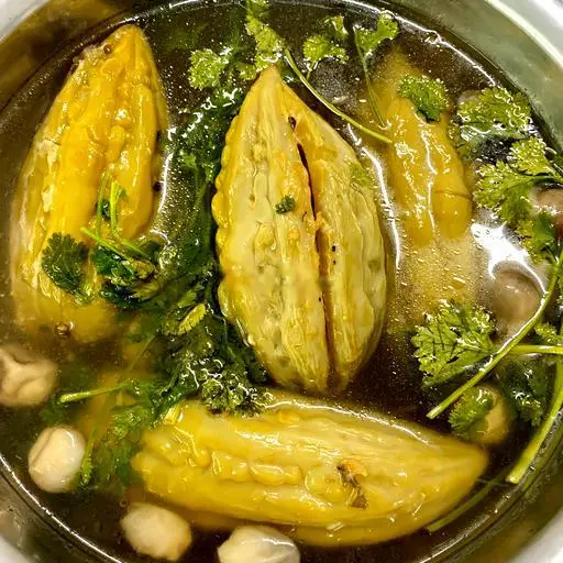 Hình ảnh Canh khổ qua dồn mọc chay