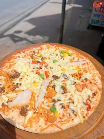 Hình ảnh Pizza tôm thanh cua