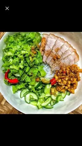Hình ảnh Bún Thịt Luộc Mắm Nêm