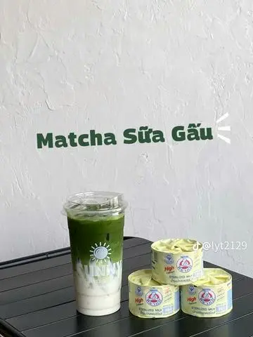 Hình ảnh Matcha Sữa Gấu L