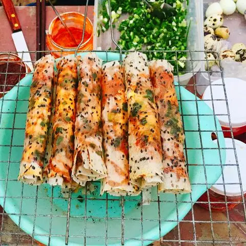 Hình ảnh Bánh tráng mắm ruốc thịt bằm