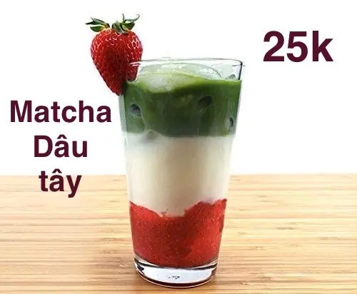 Hình ảnh Matcha Dâu tây