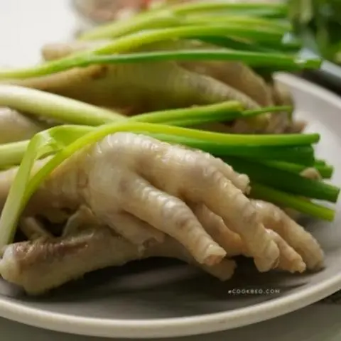 Hình ảnh Chân Gà Hấp Hành 