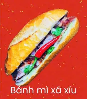 Hình ảnh Bánh mì xá xíu