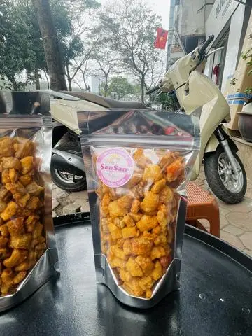 Hình ảnh Tóp mỡ rim mắm tỏi/ 1 túi 100gr
