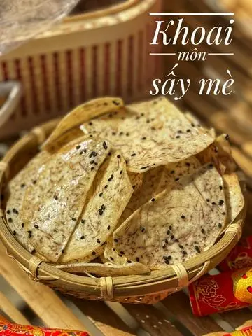 Hình ảnh Khoai Môn Sấy Dừa Mè 200g