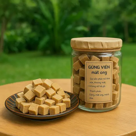 Hình ảnh Gừng Viên Vị Mật Ong Hũ 300g