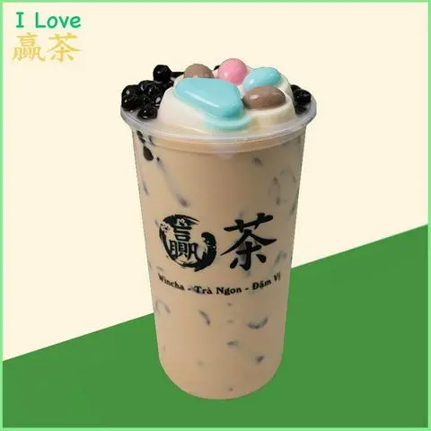 Hình ảnh Trà Sữa Truyền Thống FullTopping Size L + Phô Mai Jerry Lớn