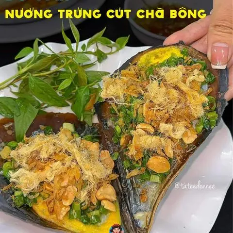 Hình ảnh Sò Mai Nướng Trứng Cút Chà Bông