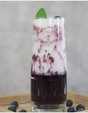 Hình ảnh Latte Việt Quất