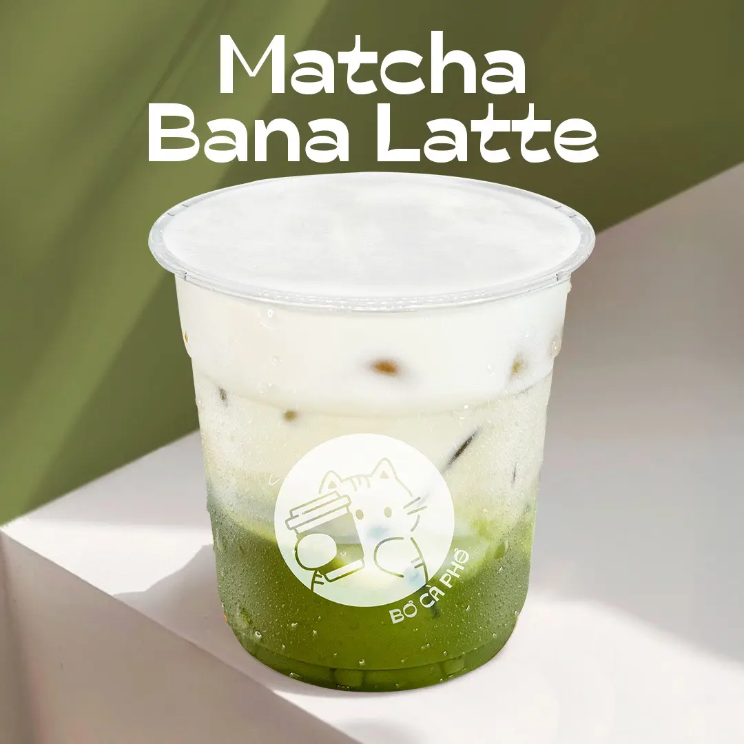 Hình ảnh Matcha bana latte