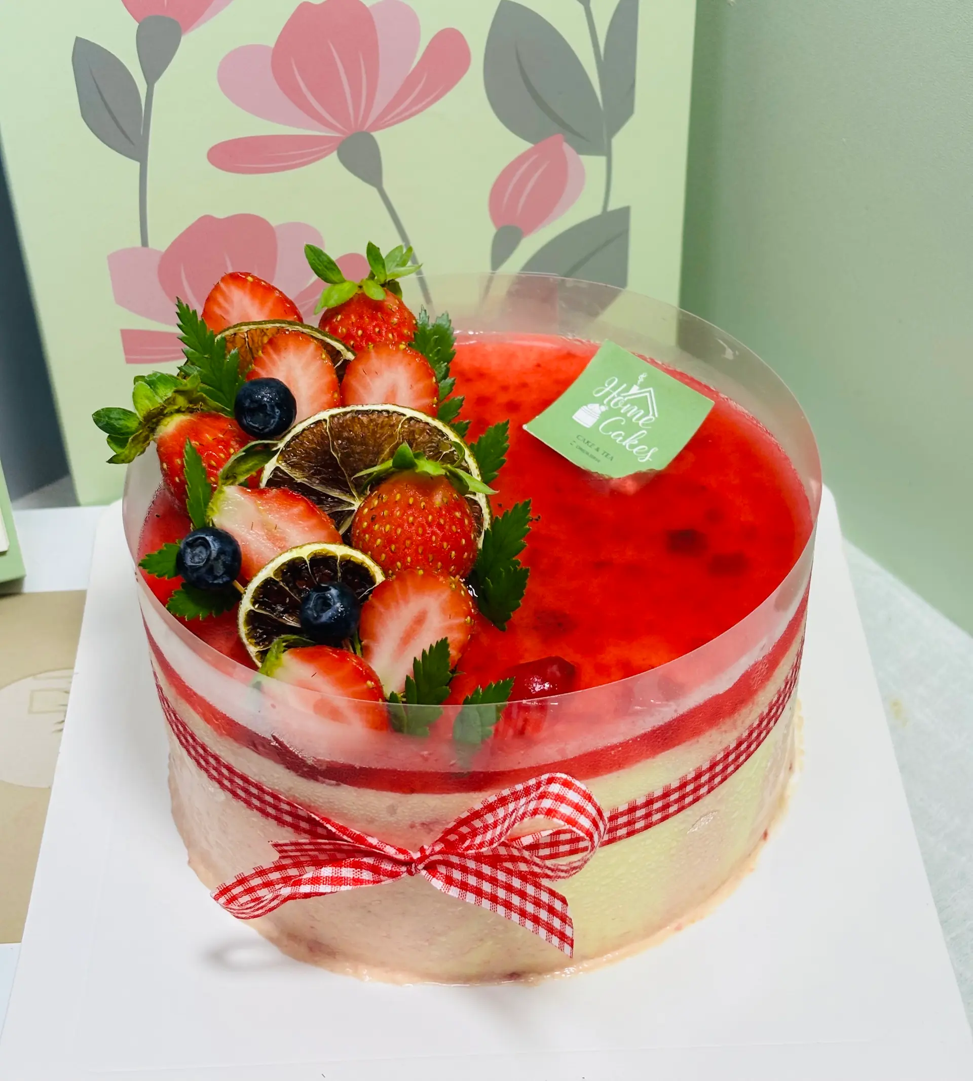 Hình ảnh Mousse Dâu 14cm