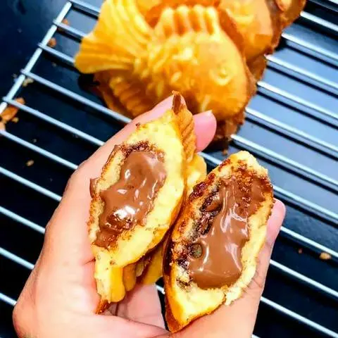 Hình ảnh Bánh cá hạt giòn socola