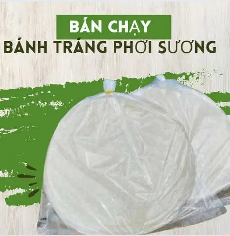 Hình ảnh Bánh tráng phơi sương 250gr