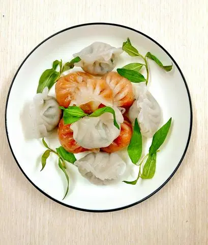 Hình ảnh Há cảo tôm thịt + Há cảo hẹ - 10 viên - Tặng 1 trà tắc nhỏ