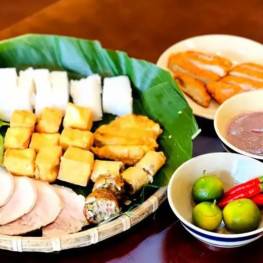 Hình ảnh Bún đậu chả cốm