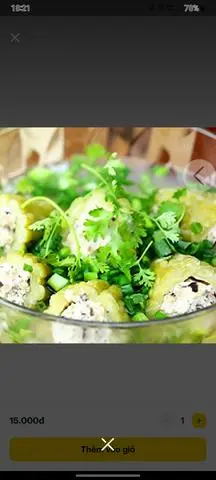 Hình ảnh Canh khổ qua( khong com)
